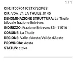 Bilocale Frazione Entreves Ametista 30 La Thuile